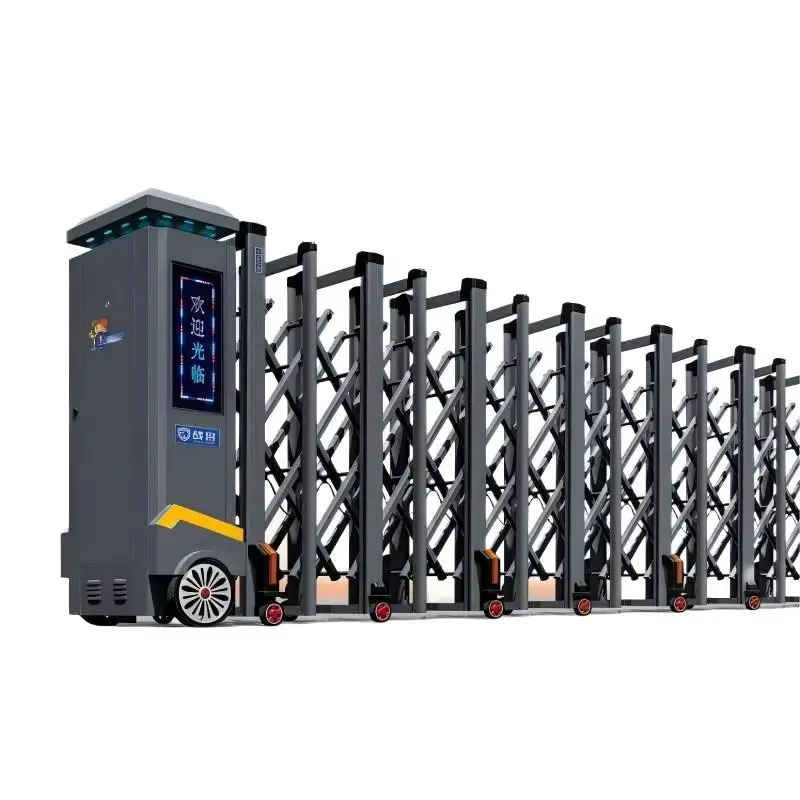 Automatic retractable gate