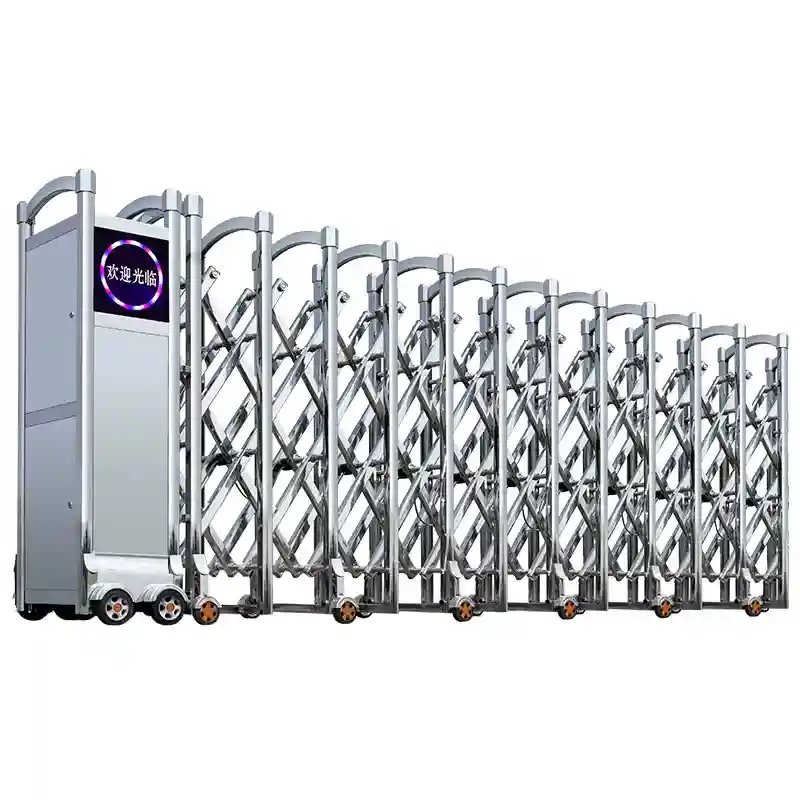 Automatic retractable gate
