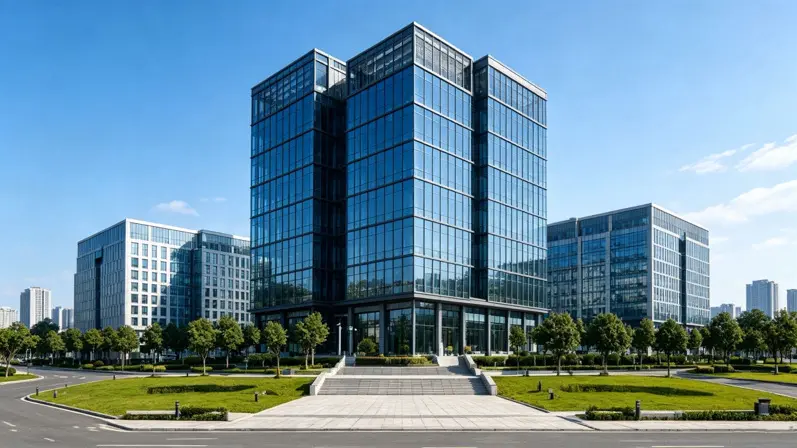 Commercial office building entrance and access control solution