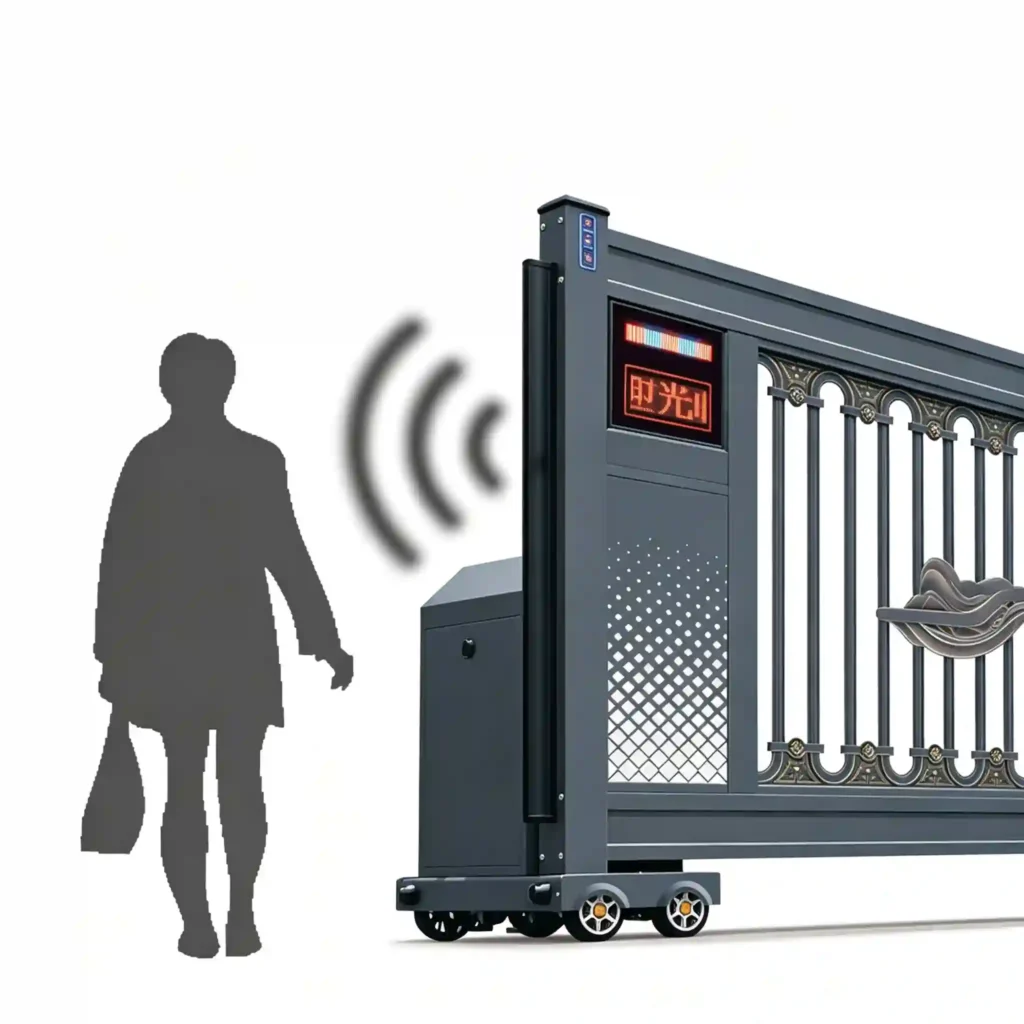 Anti-Collision function of sliding gate