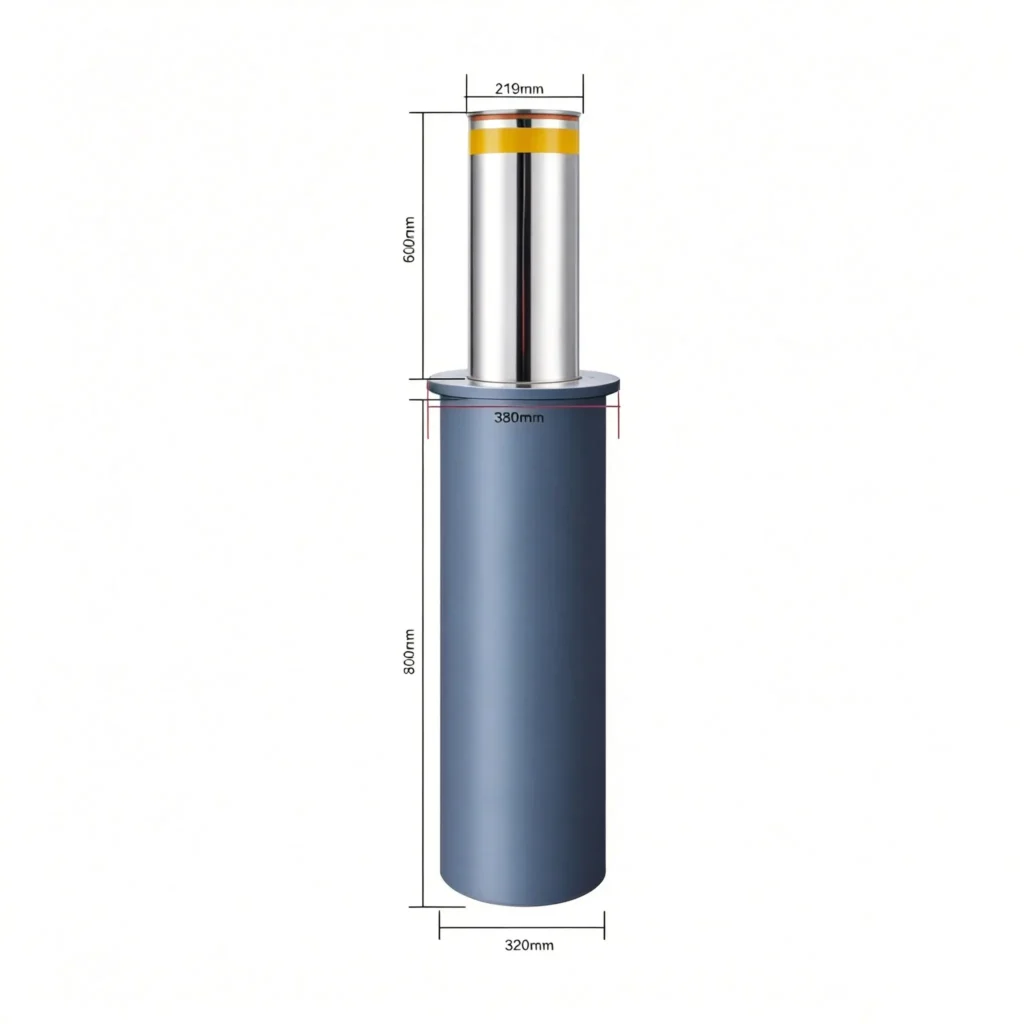 automatic rising bollards