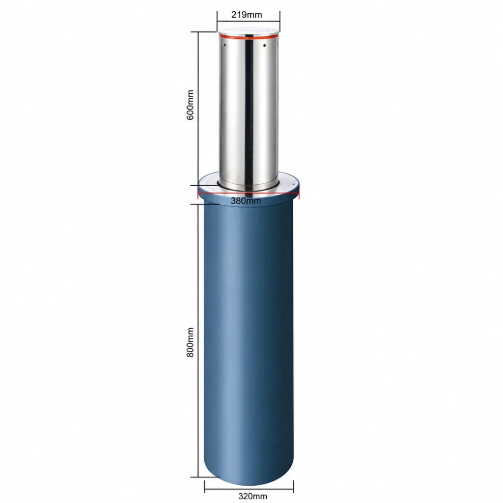 automatic security bollards