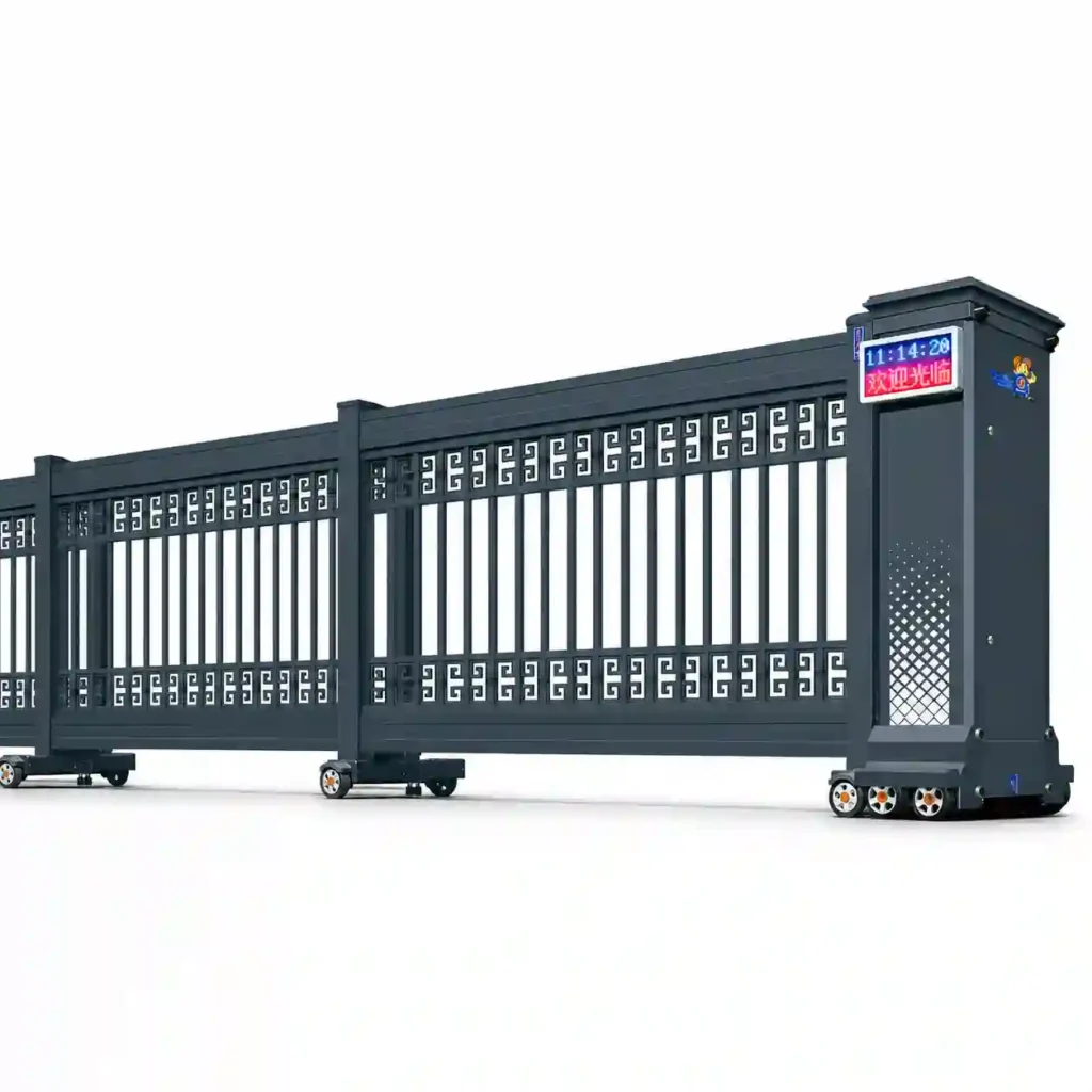 Aluminum sliding gate
