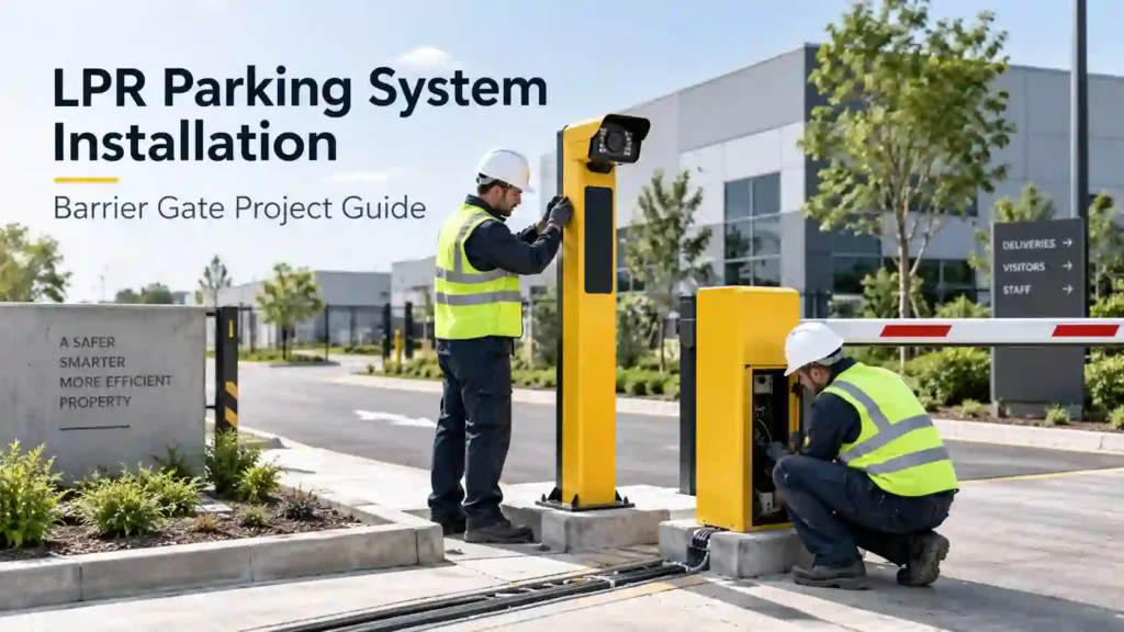 barrier gate installation
