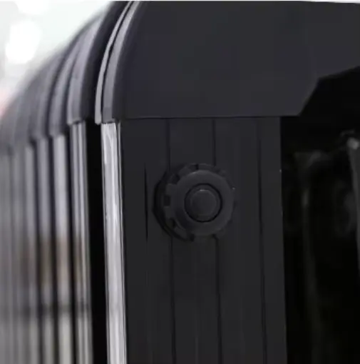 retractable-security‑gate‑side‑bumper‑rubber‑detail