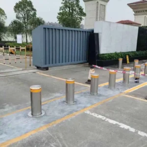 project case of automatic bollard