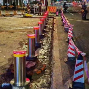 project case of automatic bollard